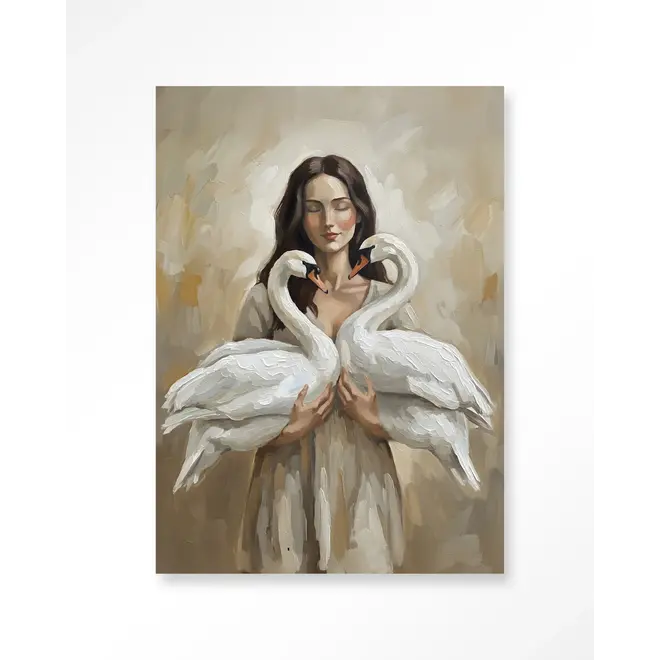 Urban Cotton Wandkleed Swan Children