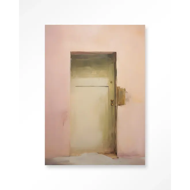 Urban Cotton Wandkleed Pink Door