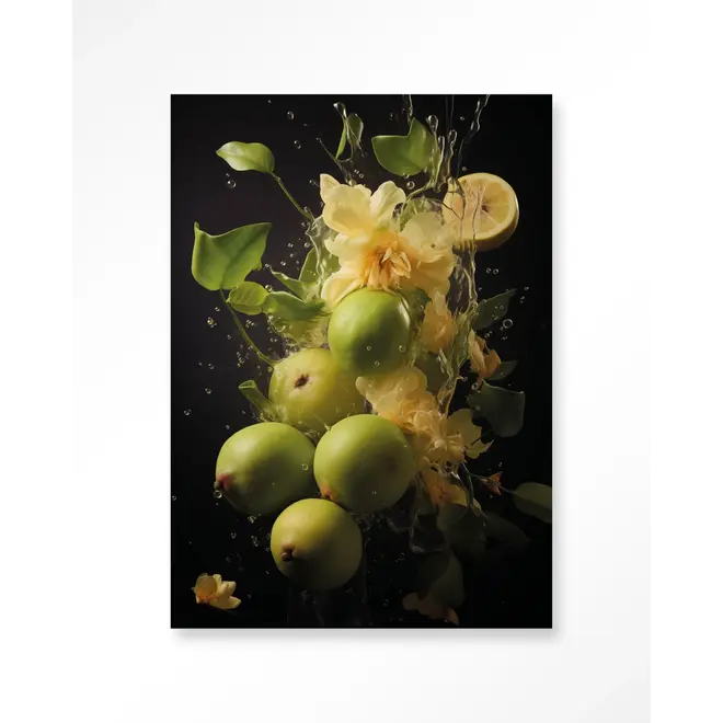 Urban Cotton Wandkleed Green Fruit Explosion