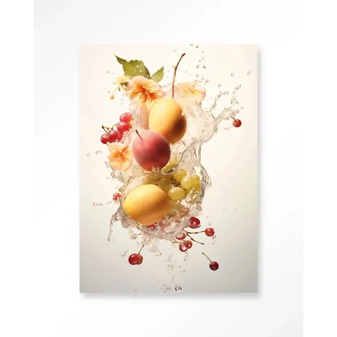 Urban Cotton Wandkleed Peachy Fruit Explosion