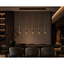 Lucide MARGARY - Hanglamp - LED Dimb. - 5x4,2W 2700K - Koffie