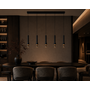 Lucide MARGARY - Hanglamp - LED Dimb. - 5x4,2W 2700K - Zwart