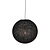 LABEL51 Hanglampen Twist - Zwart - Vlas - M