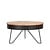 LABEL51 Salontafels Saran - Zwart - Metaal - 80 cm - Rond