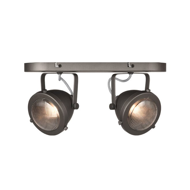 LABEL51 Spots Moto - Burned Steel - - 2-Lichts