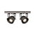LABEL51 Spots Cap - Burned Steel - Metaal - 2-Lichts
