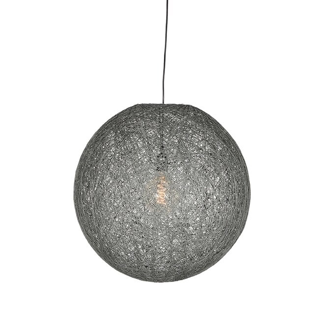 LABEL51 Hanglampen Twist - Grijs - Vlas - L