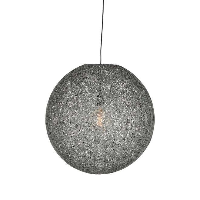 LABEL51 Hanglampen Twist - Grijs - Vlas - L
