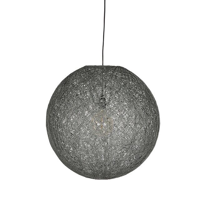 LABEL51 Hanglampen Twist - Grijs - Vlas - L