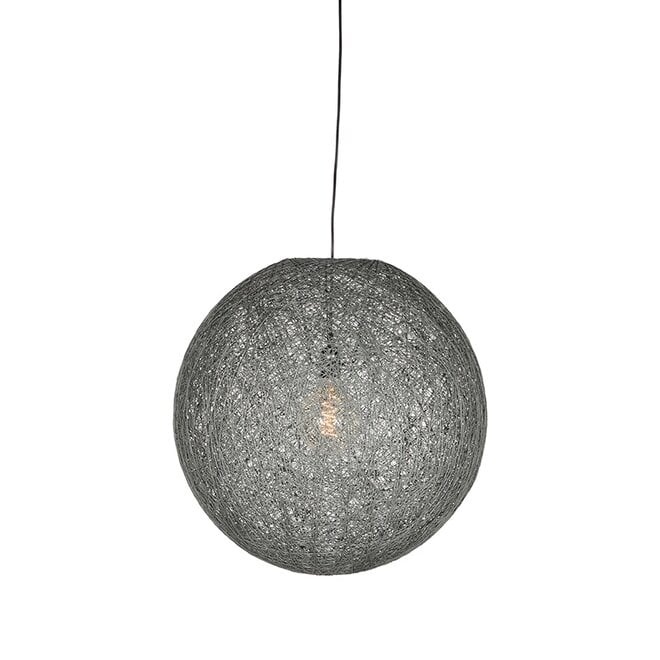 LABEL51 Hanglampen Twist - Grijs - Vlas - M