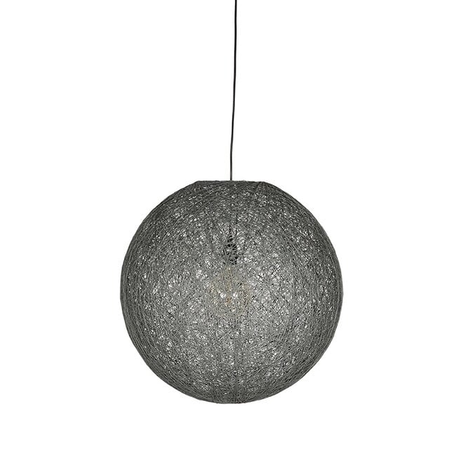 LABEL51 Hanglampen Twist - Grijs - Vlas - M