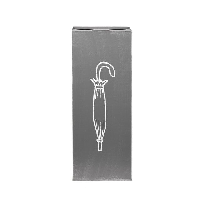 LABEL51 Woondecoratie Parapluhouder - Antiek Grijs - Metaal - One Size