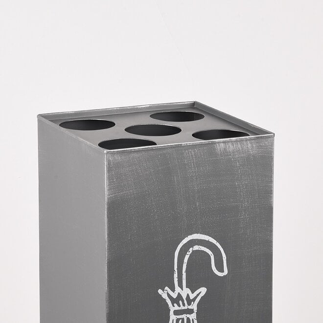 LABEL51 Woondecoratie Parapluhouder - Antiek Grijs - Metaal - One Size