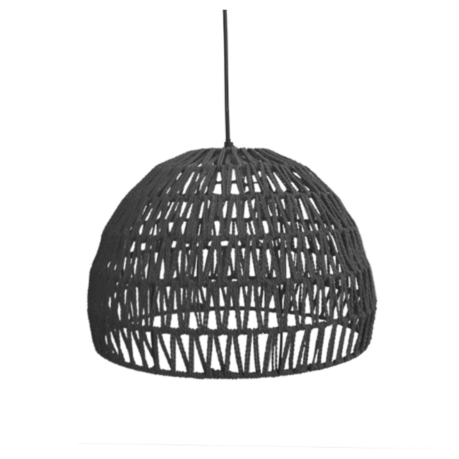 LABEL51 Hanglampen Rope - Zwart - Katoen - M