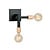 LABEL51 Wandlampen Loco - Zwart - Metaal - SALE