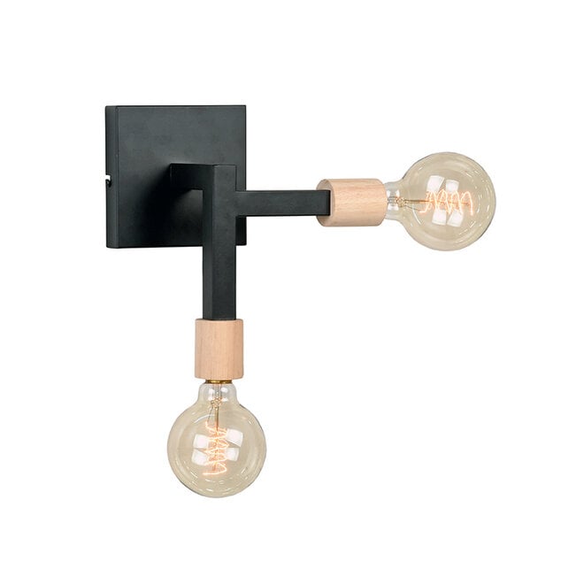 LABEL51 Wandlampen Loco - Zwart - Metaal - SALE