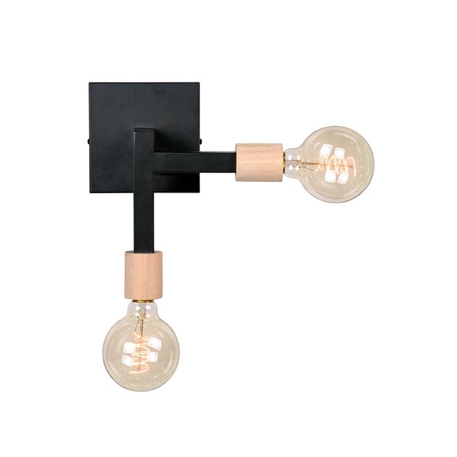 LABEL51 Wandlampen Loco - Zwart - Metaal - SALE