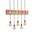 DELETE LABEL51 Hanglampen Timber - Zwart - Metaal - SALE