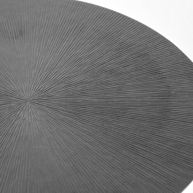 LABEL51 Bijzettafels Nobby - Grijs - Metaal - 40 cm