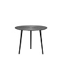LABEL51 Salontafels Nobby - Zwart - Metaal - 50 cm - Rond