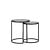 LABEL51 Salontafels Set Pair - Antiek Ash - Metaal - 40 cm