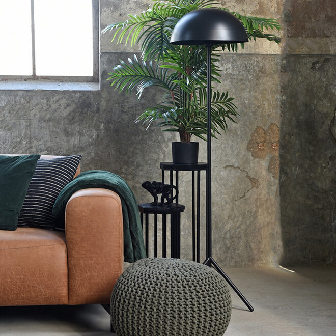 LABEL51 Vloerlamp Globe - Zwart - Metaal - One Size
