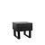 LABEL51 Salontafels Santos - Zwart - Mangohout - 50 cm
