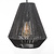 LABEL51 Hanglampen Ibiza - Zwart - Jute - 2-Lichts