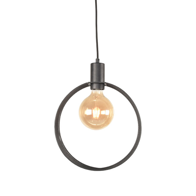 LABEL51 Hanglampen Ronda - Zwart - Metaal - 1-Lichts
