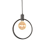 LABEL51 Hanglampen Ronda - Zwart - Metaal - 1-Lichts