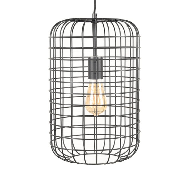 LABEL51 Hanglampen Solido - Zwart - Metaal - 1-Lichts
