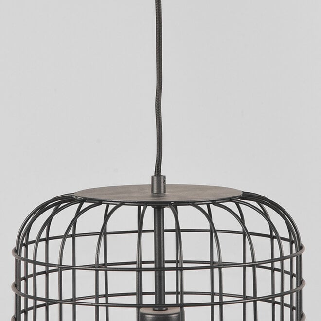 LABEL51 Hanglampen Solido - Zwart - Metaal - 1-Lichts