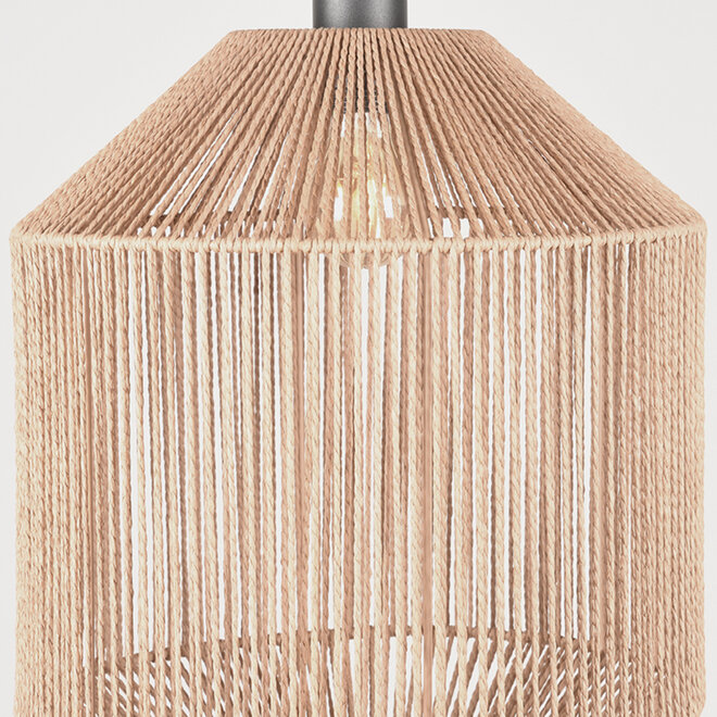 LABEL51 Hanglampen Ibiza - Naturel - Jute - 1-Lichts Cilinder