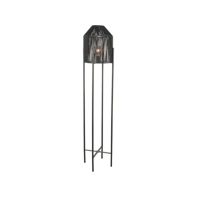 LABEL51 Vloerlampen Ibiza - Zwart - Jute - 1-Lichts