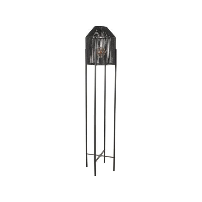 LABEL51 Vloerlampen Ibiza - Zwart - Jute - 1-Lichts