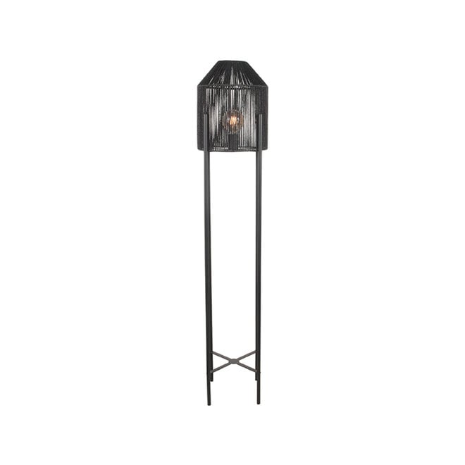 LABEL51 Vloerlampen Ibiza - Zwart - Jute - 1-Lichts