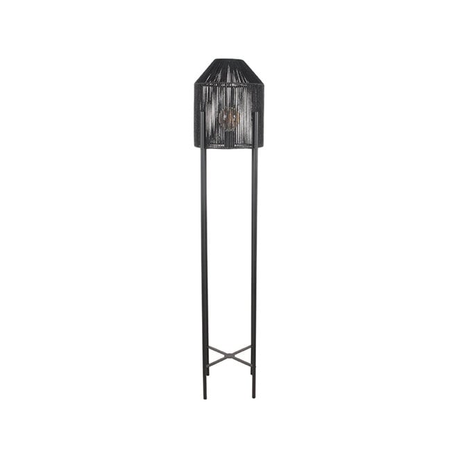 LABEL51 Vloerlampen Ibiza - Zwart - Jute - 1-Lichts