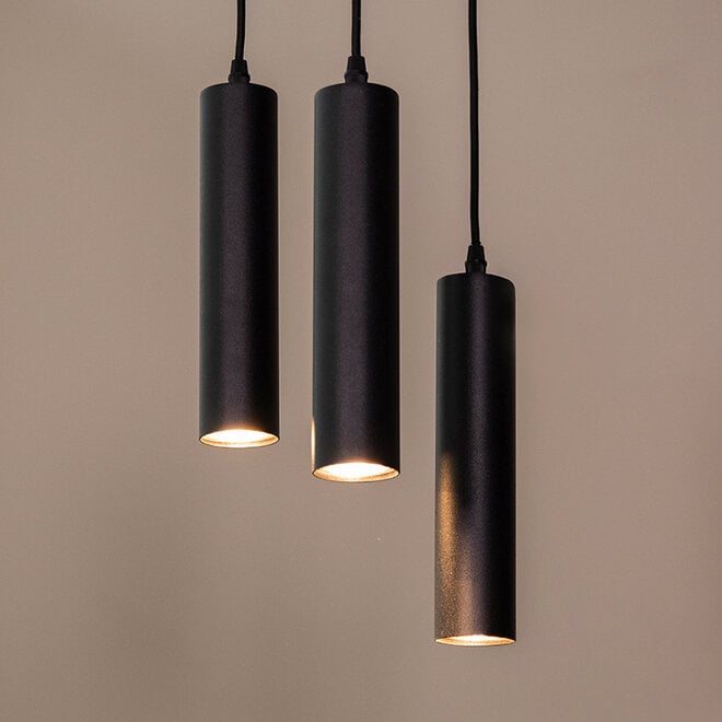 LABEL51 Hanglampen Ferroli - Zwart - Metaal - 3-lichts