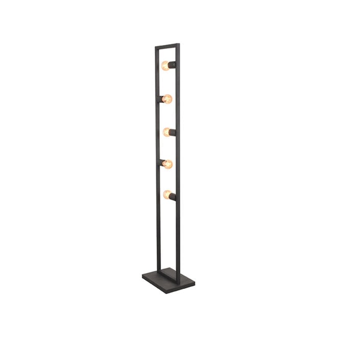 LABEL51 Vloerlampen Quadrato - Zwart - Metaal - One Size