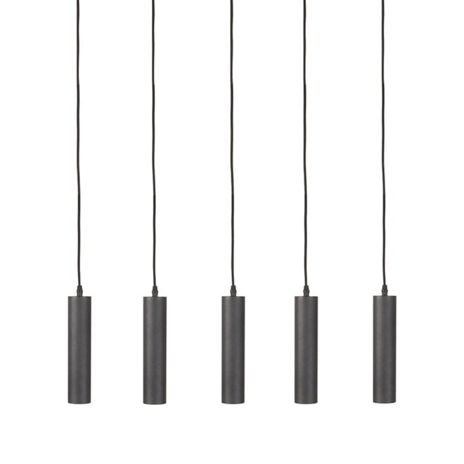 LABEL51 Hanglampen Ferroli - Zwart - Metaal - 5-lichts