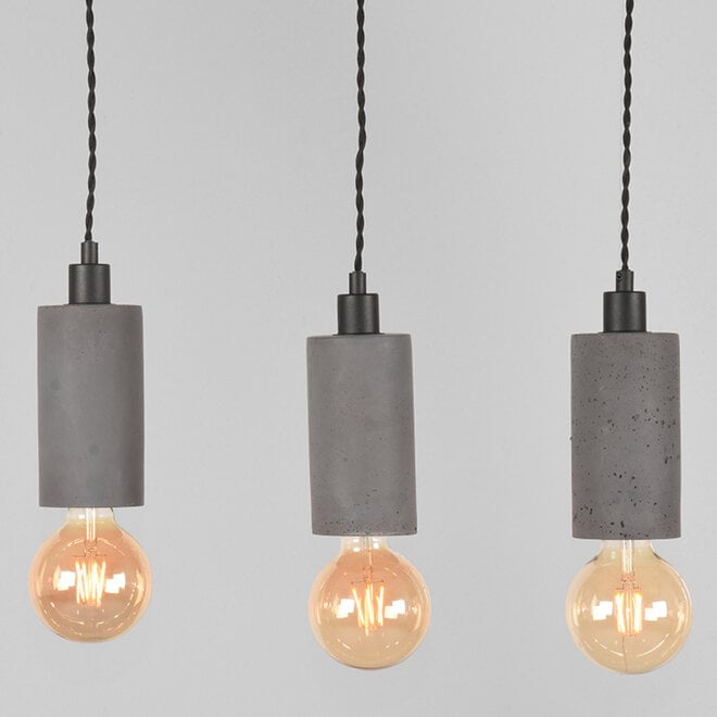 LABEL51 Hanglampen Fresco - Beton - Beton - 5-Lichts