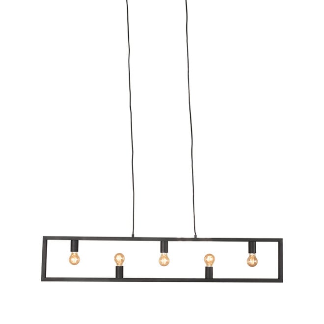 LABEL51 Hanglampen Quadrato - Zwart - Metaal - Hanglamp
