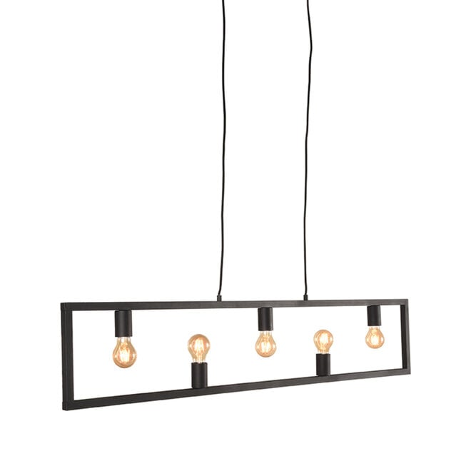 LABEL51 Hanglampen Quadrato - Zwart - Metaal - Hanglamp