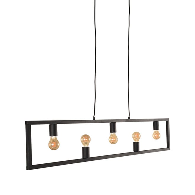 LABEL51 Hanglampen Quadrato - Zwart - Metaal - Hanglamp