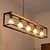 LABEL51 Hanglampen Tetto - Zwart - Metaal - 5-Lichts