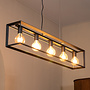 LABEL51 Hanglampen Tetto - Zwart - Metaal - 5-Lichts