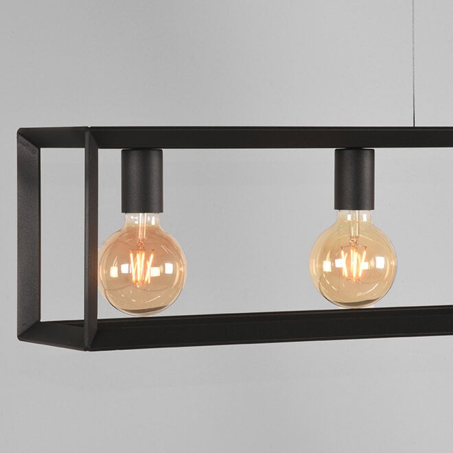 LABEL51 Hanglampen Tetto - Zwart - Metaal - 5-Lichts