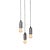 LABEL51 Hanglampen Fresco - Beton - Beton - 3-Lichts