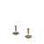 LABEL51 Woondecoratie Kandelaars - Antiek Goud - Metaal - One Size