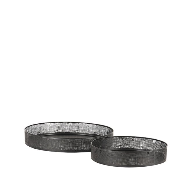 LABEL51 Woondecoratie Dienbladen - Zwart - Metaal - One Size